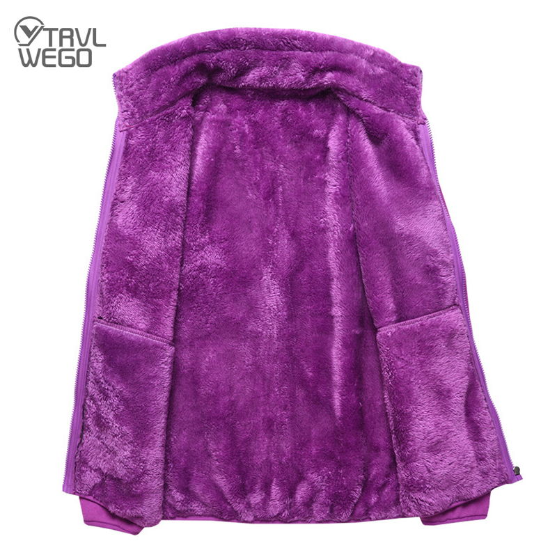 Outdoor Sport Winter Jacket - TRVLWEGO Women Winter Plus Velvet Thicken