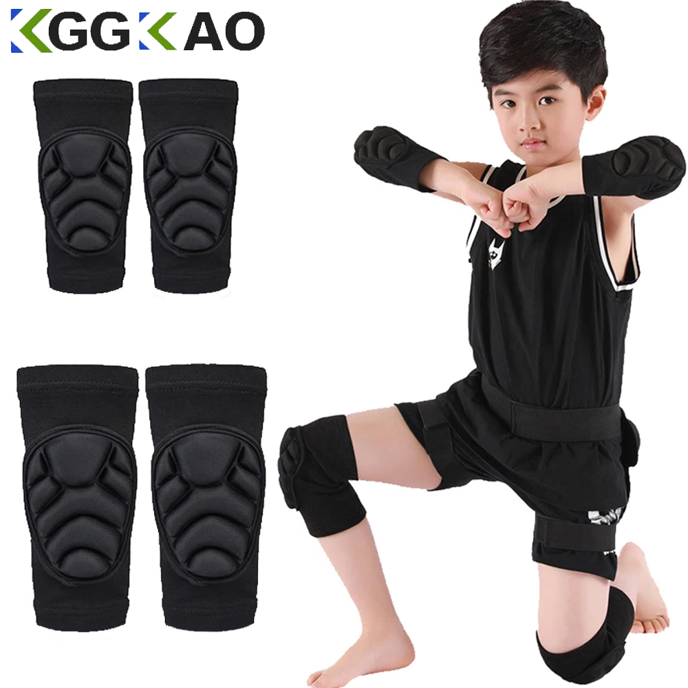 Mtb Elbow Pad - 1Pair Thick Sponge Knee Pads Elbow