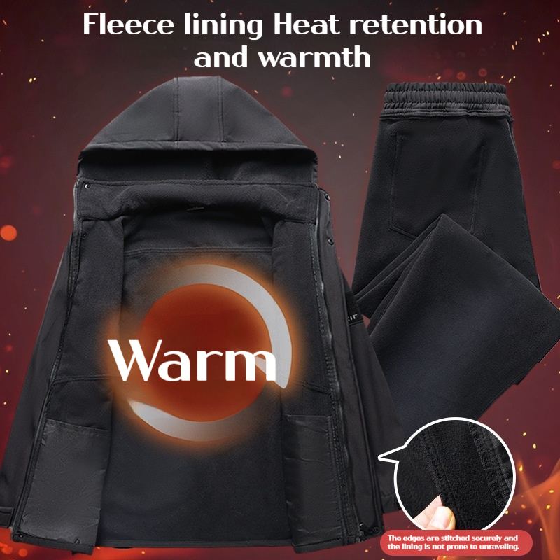 Men's Work Suit Winter Thicken - Outdoor Sport Winter Jacket recension och pris