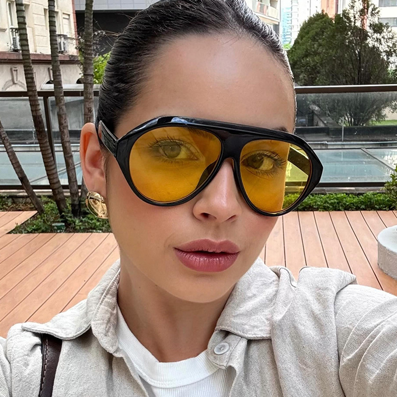 Fashion Oversized Pilot Sungla - Outdoor Sport Glasses recension och pris