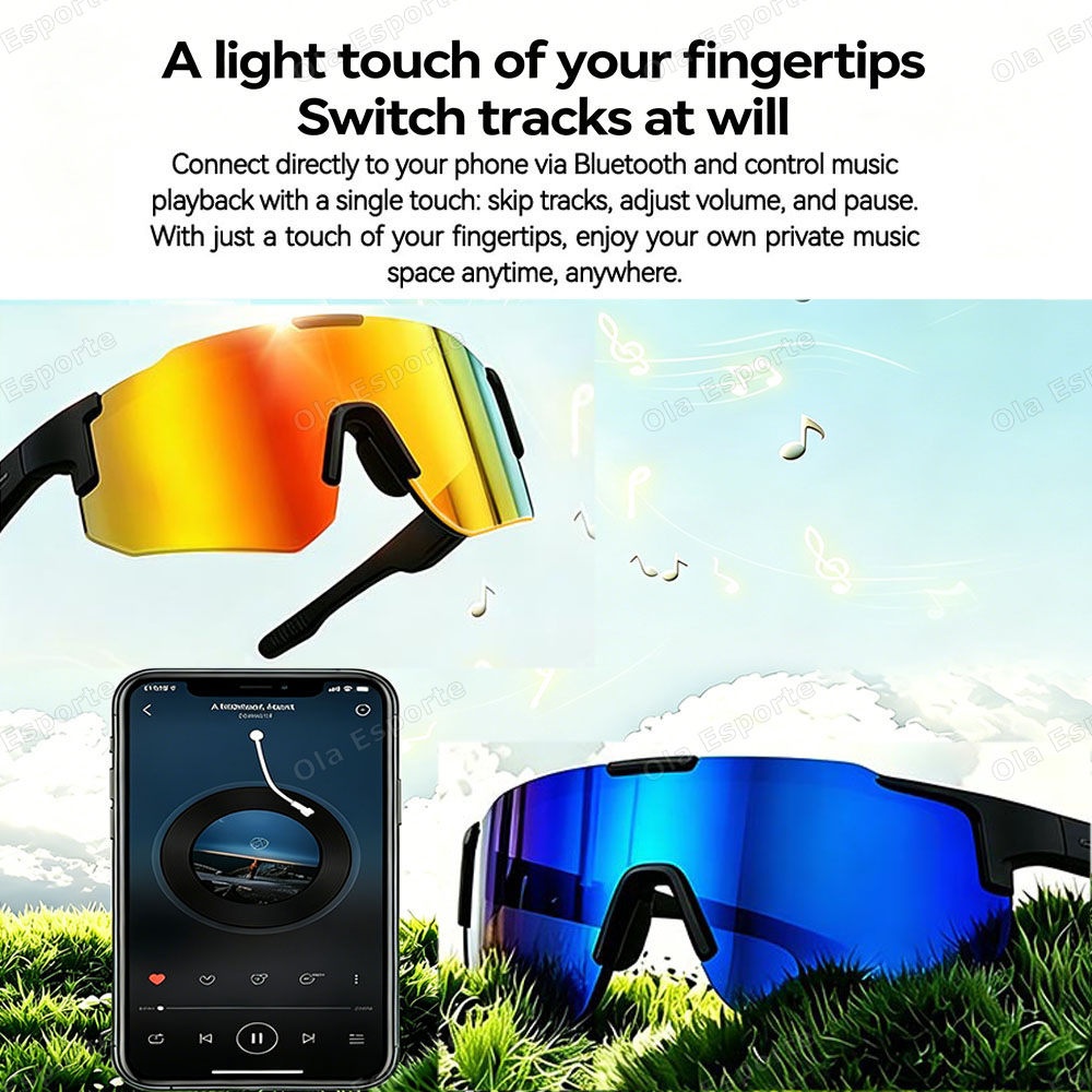 Cycling Smart Glasses HD Bluet - Outdoor Sport Glasses recension och pris