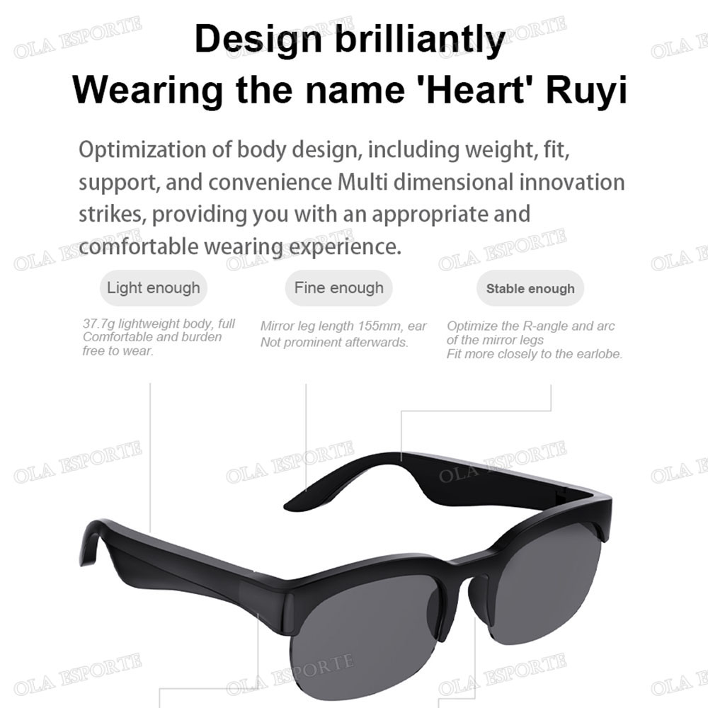 Smart Bluetooth V5.3 Sunglasse - Outdoor Sport Glasses recension och pris