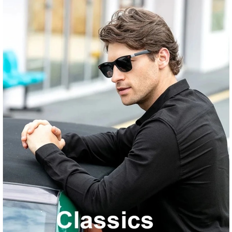 Classic Retro PC Frame Sunglas - Outdoor Sport Glasses recension och pris