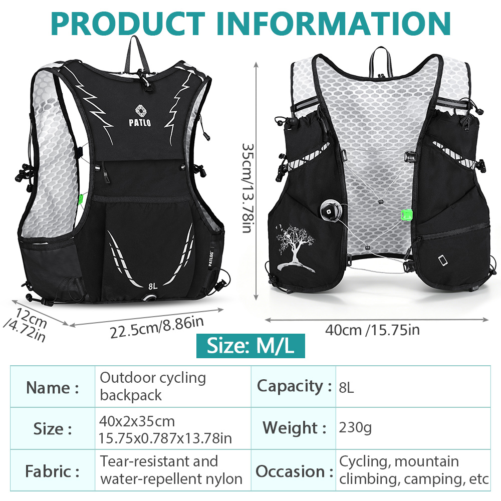 2026 New 8L Outdoor Trail Runn - Trail Running Vest recension och pris