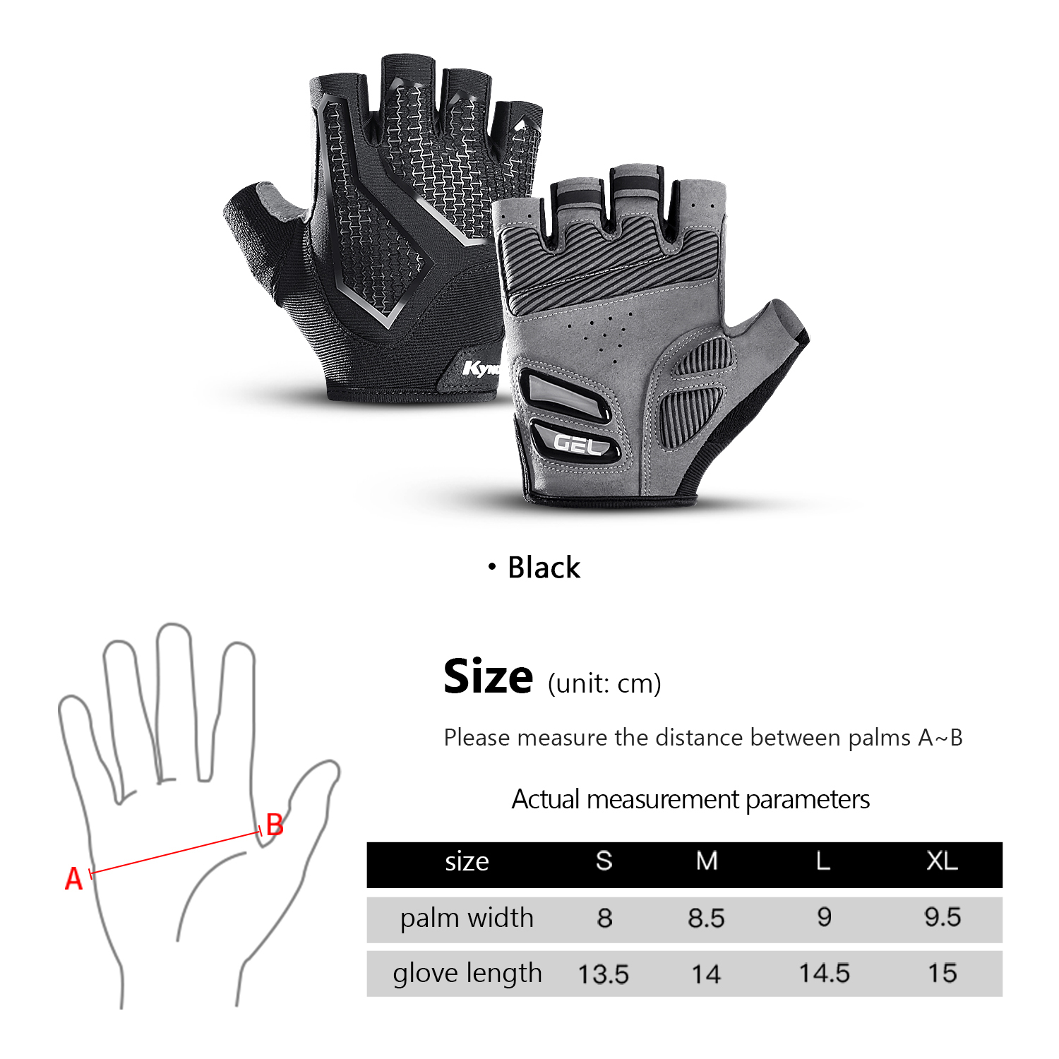 Kymc Half Finger Cycling Glove - Mtb Elbow Pad recension och pris