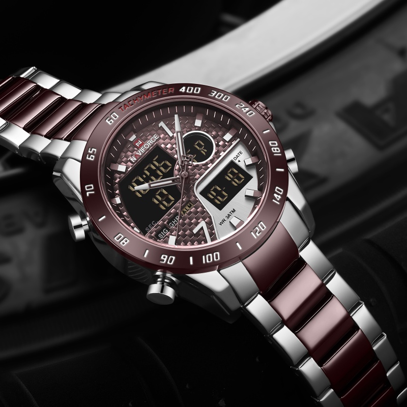 NAVIFORCE Men‘s New Analog Dig - Outdoor Sport News recension och pris